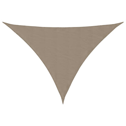 Sunshade Sail Oxford Fabric Triangular 5x6x6 m Taupe