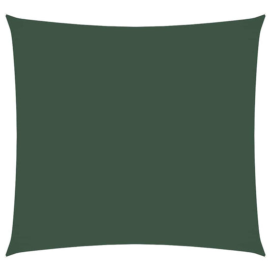 Sunshade Sail Oxford Fabric Square 3.6x3.6 m Dark Green