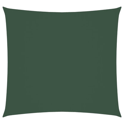 Sunshade Sail Oxford Fabric Square 6x6 m Dark Green