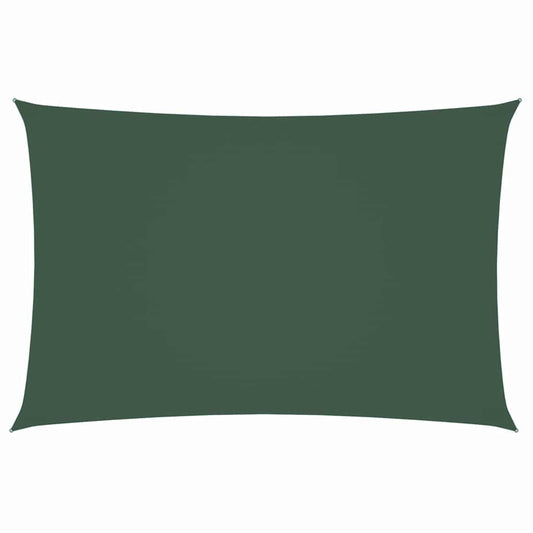 Sunshade Sail Oxford Fabric Rectangular 2x4 m Dark Green