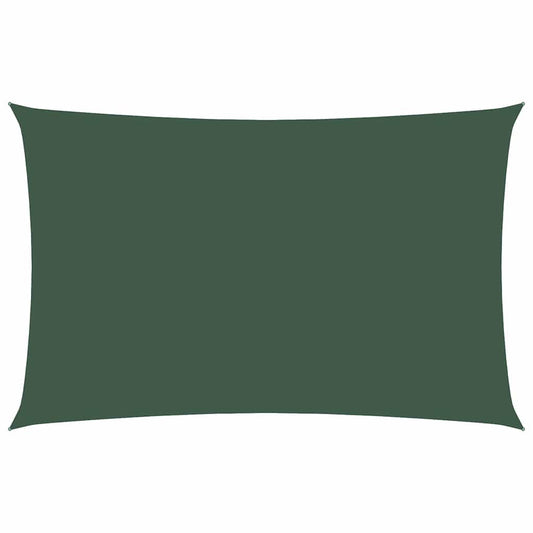 Sunshade Sail Oxford Fabric Rectangular 2x5 m Dark Green