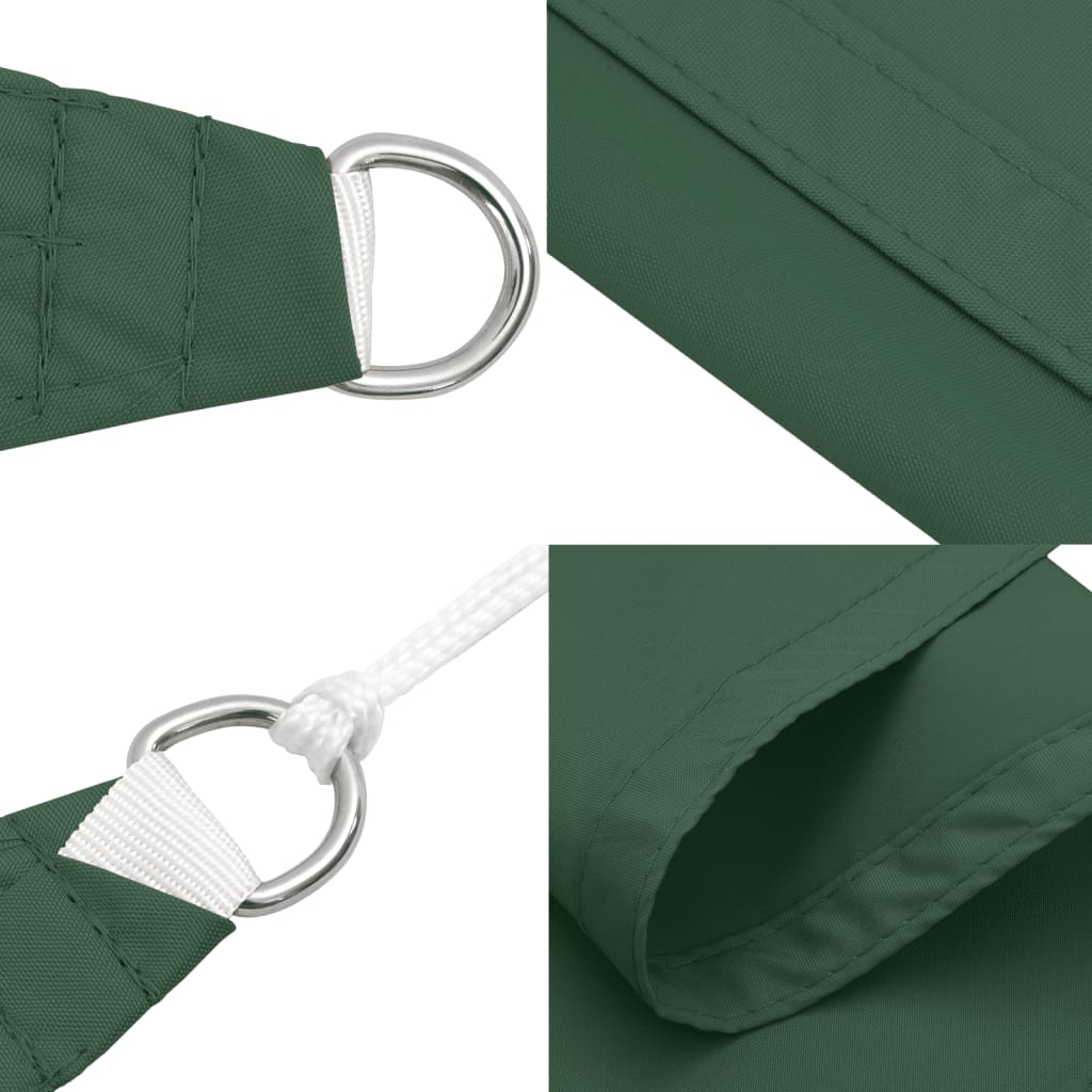 Sunshade Sail Oxford Fabric Rectangular 3x4.5 m Dark Green
