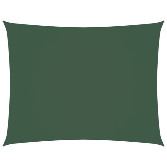 Sunshade Sail Oxford Fabric Rectangular 3.5x5 m Dark Green