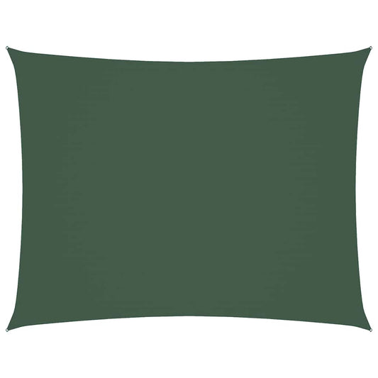 Sunshade Sail Oxford Fabric Rectangular 4x6 m Dark Green