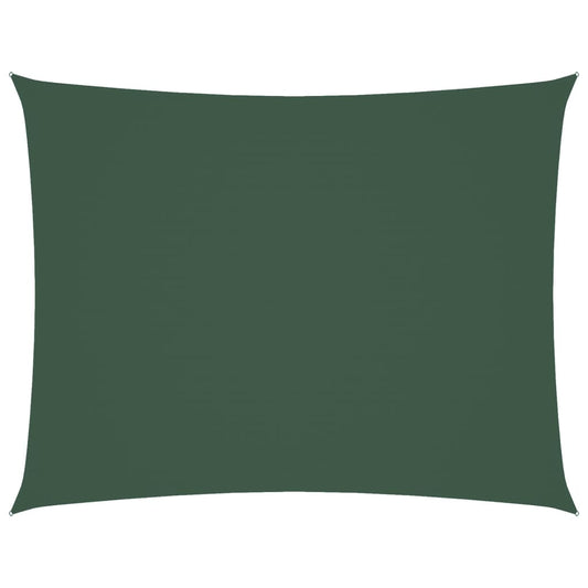 Sunshade Sail Oxford Fabric Rectangular 6x8 m Dark Green