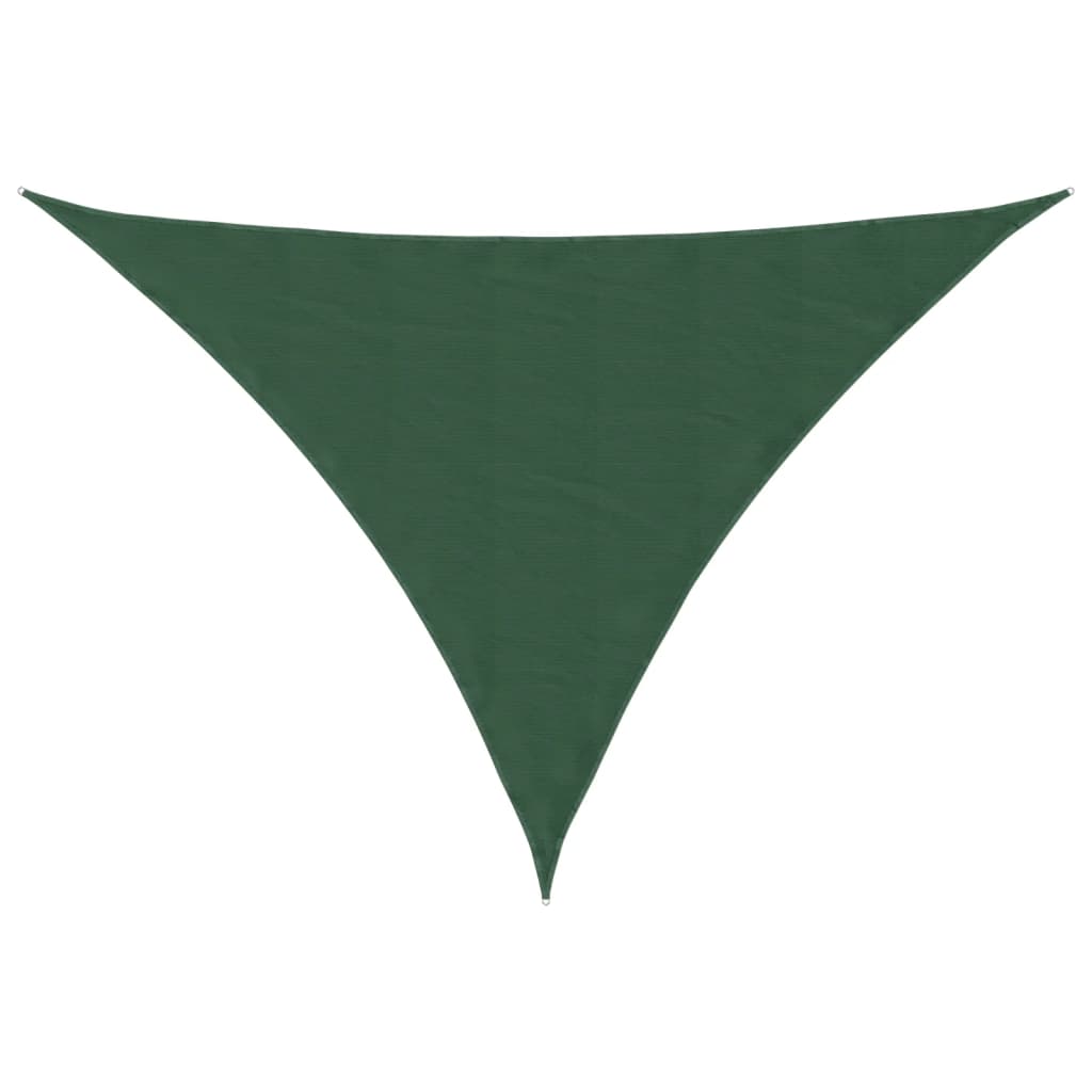 Sunshade Sail Oxford Fabric Triangular 2.5x2.5x3.5 m Dark Green