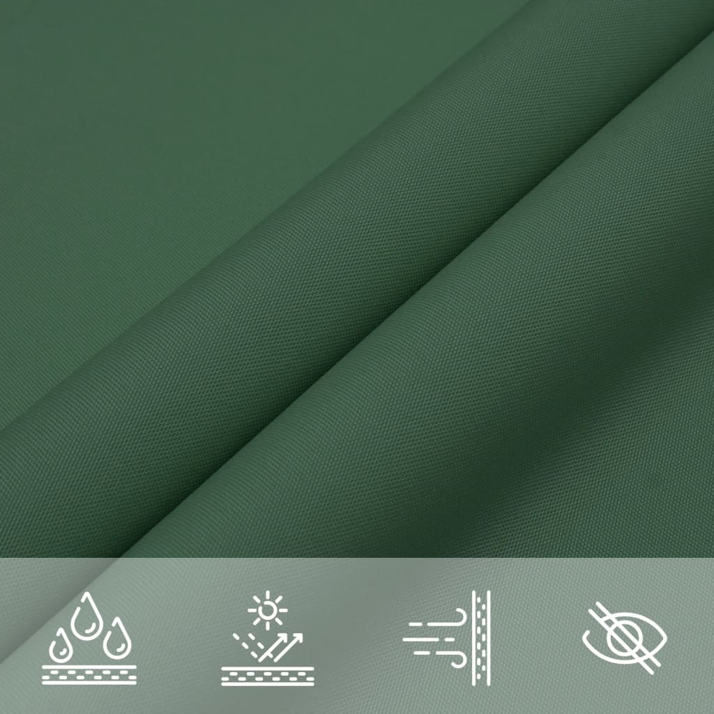 Sunshade Sail Oxford Fabric Triangular 3x4x5 m Dark Green