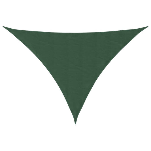 Sunshade Sail Oxford Fabric Triangular 4x4x5.8 m Dark Green