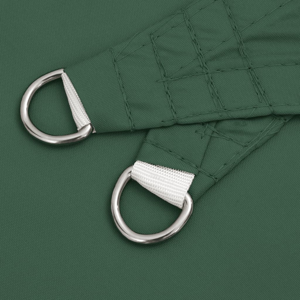 Sunshade Sail Oxford Fabric Triangular 5x5x5 m Dark Green