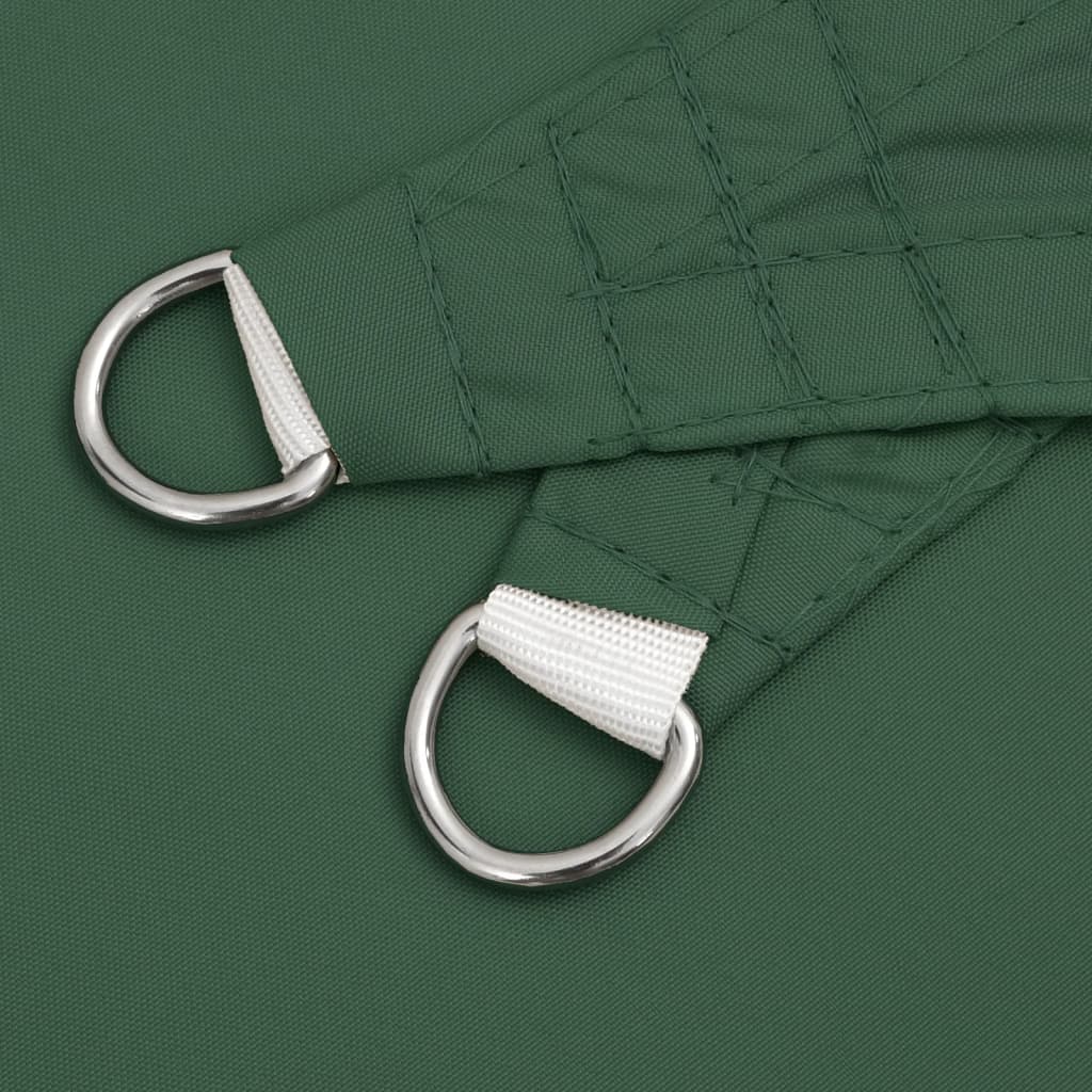 Sunshade Sail Oxford Fabric Triangular 5x7x7 m Dark Green