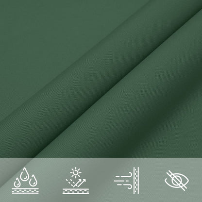 Sunshade Sail Oxford Fabric Triangular 5x7x7 m Dark Green