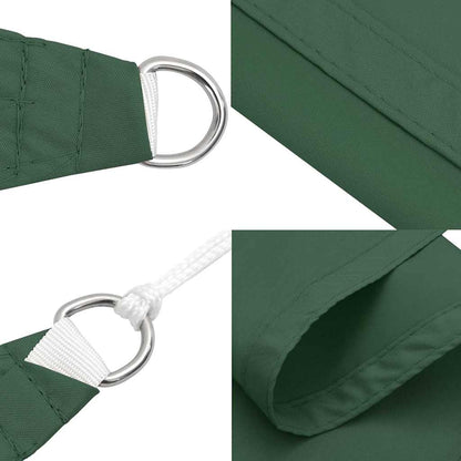 Sunshade Sail Oxford Fabric Triangular 5x5x6 m Dark Green