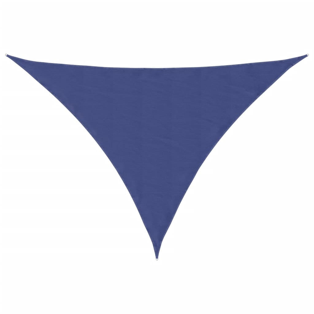 Sunshade Sail Oxford Fabric Triangular 2.5x2.5x3.5 m Blue