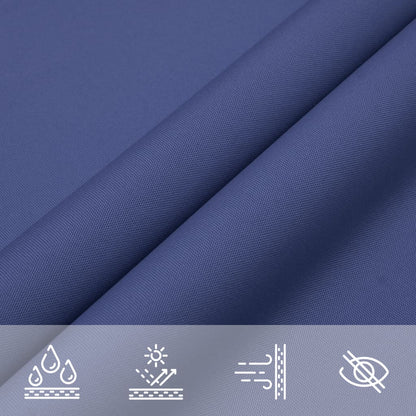 Sunshade Sail Oxford Fabric Triangular 2.5x2.5x3.5 m Blue