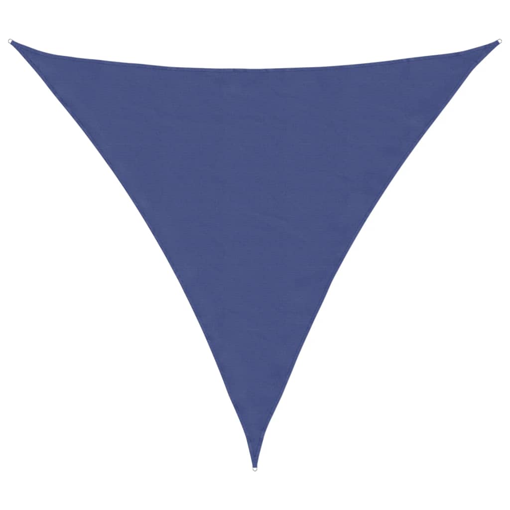 Sunshade Sail Oxford Fabric Triangular 4x4x4 m Blue
