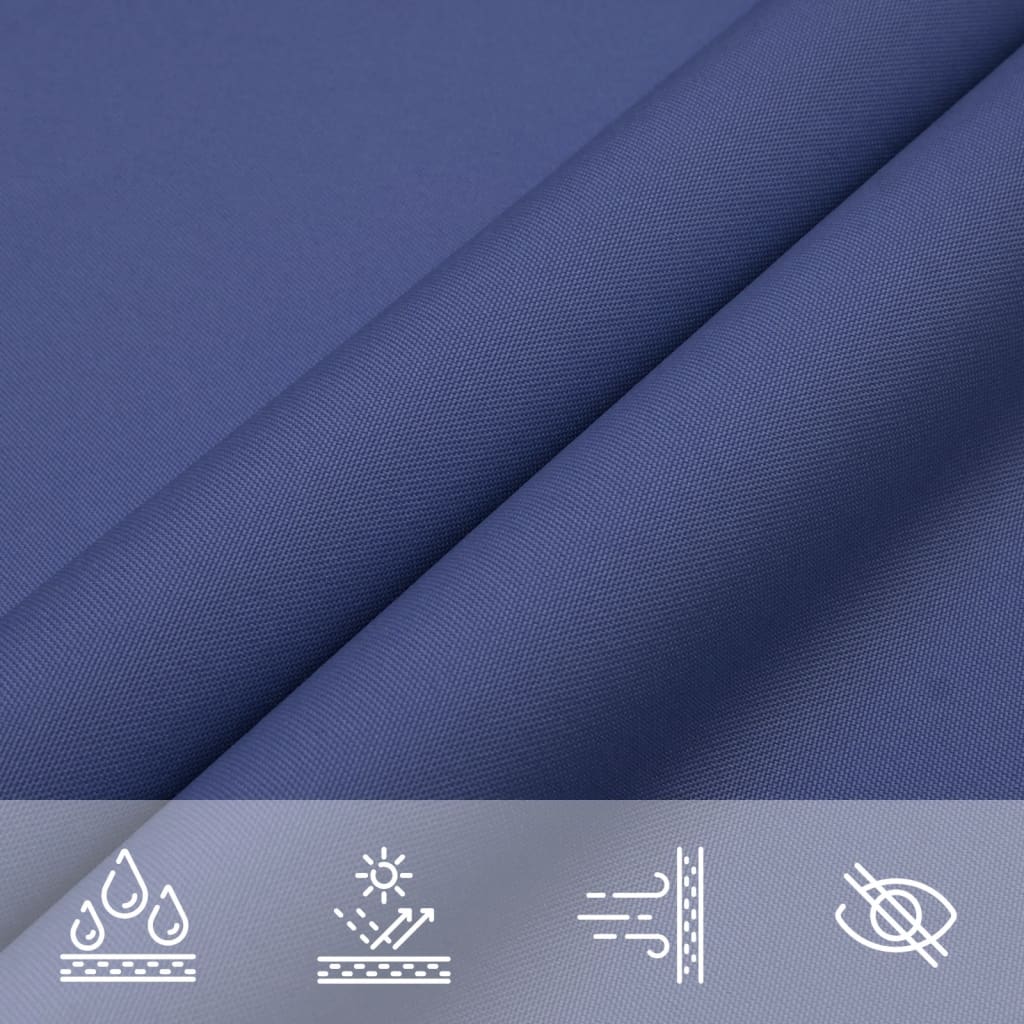 Sunshade Sail Oxford Fabric Triangular 5x7x7 m Blue