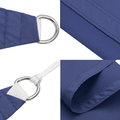 Sunshade Sail Oxford Fabric Triangular 5x5x6 m Blue