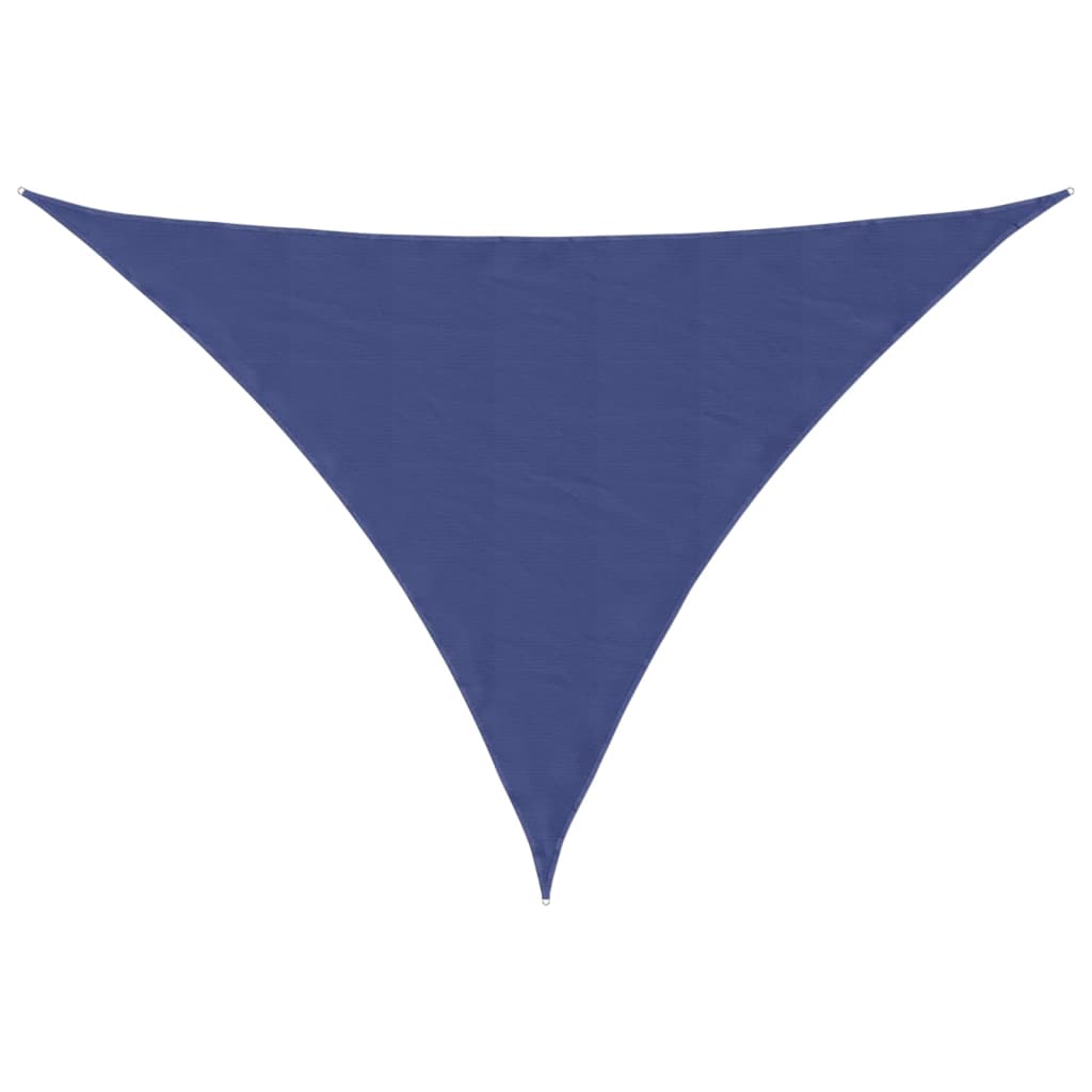 Sunshade Sail Oxford Fabric Triangular 4x5x6.4 m Blue