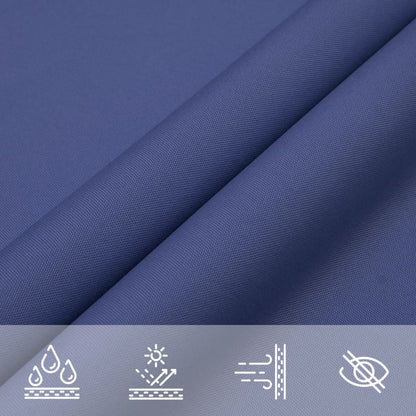 Sunshade Sail Oxford Fabric Triangular 4x5x6.4 m Blue