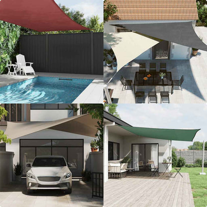 Sunshade Sail Oxford Fabric Square 6x6 m Yellow