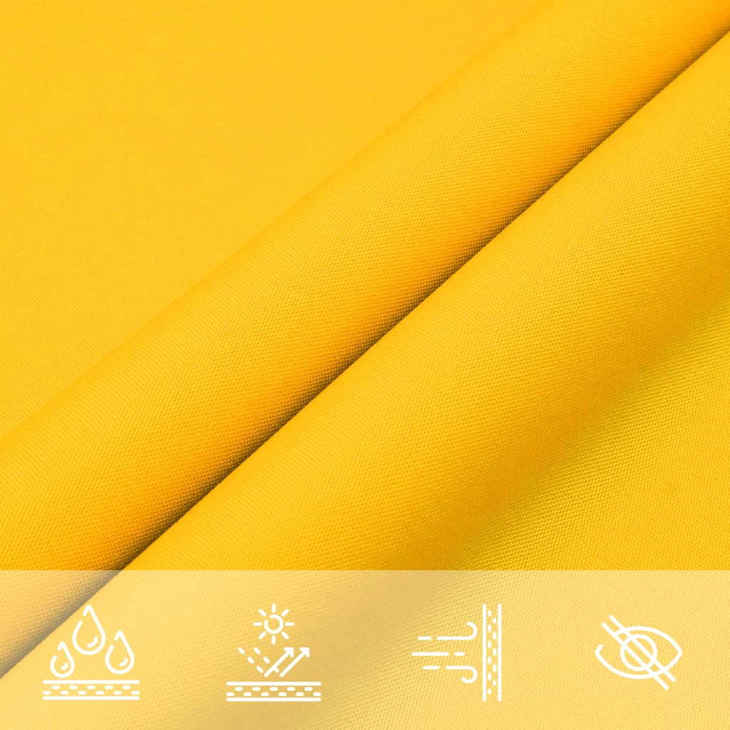 Sunshade Sail Oxford Fabric Rectangular 2x5 m Yellow