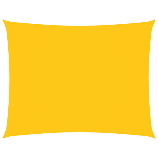 Sunshade Sail Oxford Fabric Rectangular 3.5x4.5 m Yellow