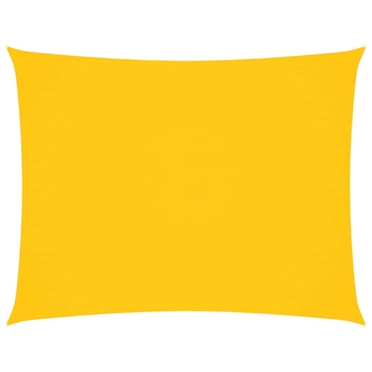 Sunshade Sail Oxford Fabric Rectangular 4x5 m Yellow