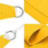 Sunshade Sail Oxford Fabric Rectangular 4x6 m Yellow