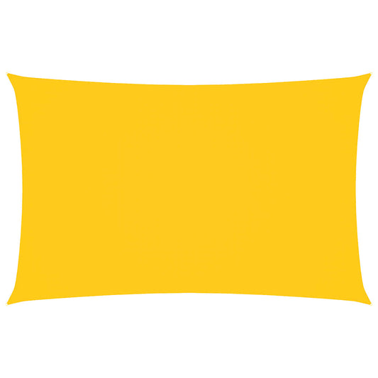 Sunshade Sail Oxford Fabric Rectangular 4x7 m Yellow