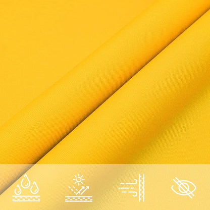 Sunshade Sail Oxford Fabric Rectangular 6x8 m Yellow