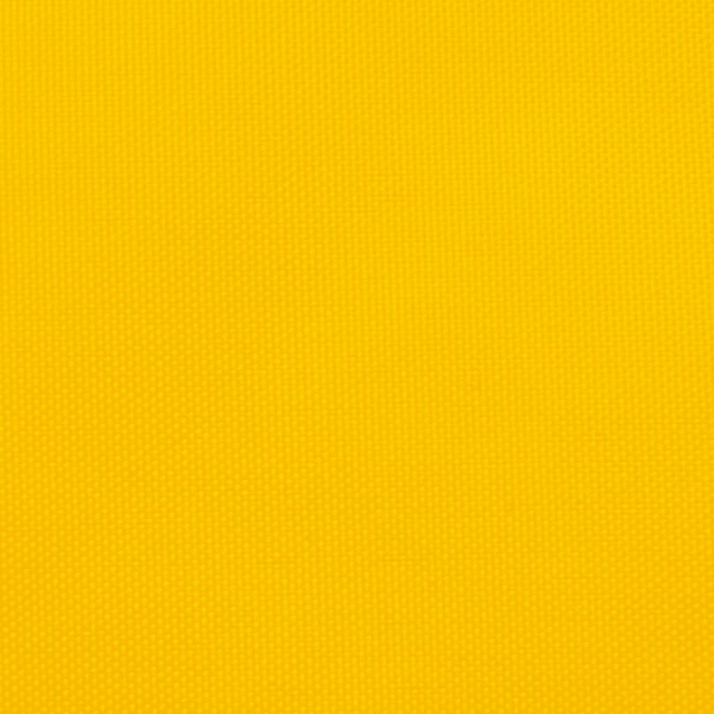 Sunshade Sail Oxford Fabric Triangular 5x7x7 m Yellow
