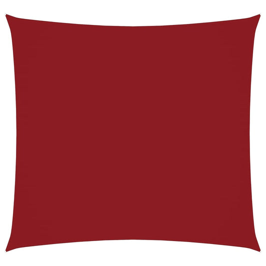 Sunshade Sail Oxford Fabric Square 2x2 m Red