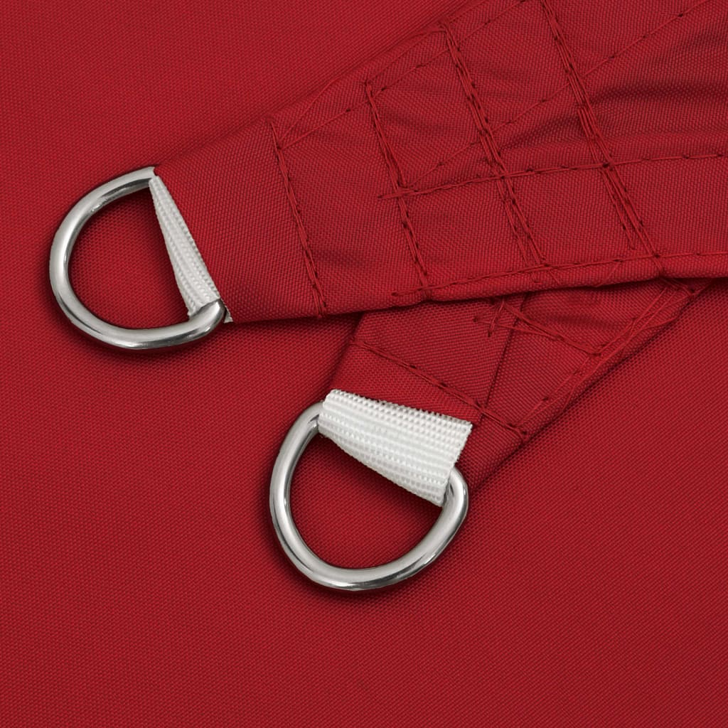 Sunshade Sail Oxford Fabric Rectangular 2x3.5 m Red