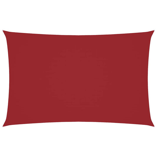 Sunshade Sail Oxford Fabric Rectangular 2.5x5 m Red