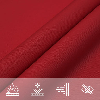 Sunshade Sail Oxford Fabric Rectangular 2.5x5 m Red
