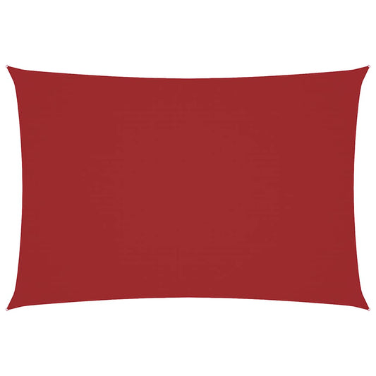 Sunshade Sail Oxford Fabric Rectangular 3x5 m Red