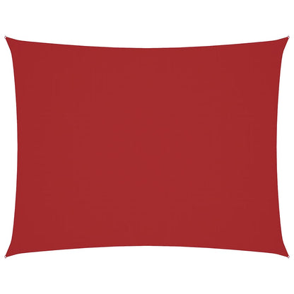 Sunshade Sail Oxford Fabric Rectangular 4x6 m Red