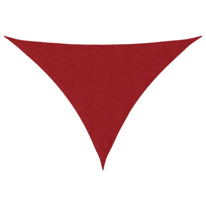 Sunshade Sail Oxford Fabric Triangular 2.5x2.5x3.5 m Red