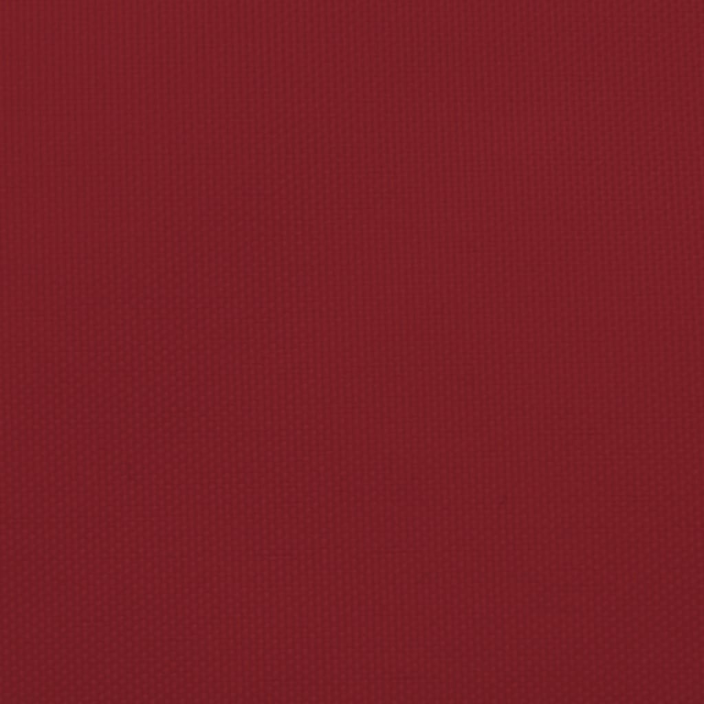 Sunshade Sail Oxford Fabric Triangular 2.5x2.5x3.5 m Red