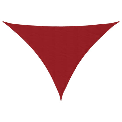 Sunshade Sail Oxford Fabric Triangular 3x3x4.24 m Red