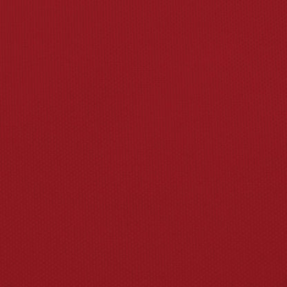 Sunshade Sail Oxford Fabric Triangular 3x3x4.24 m Red