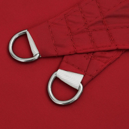 Sunshade Sail Oxford Fabric Triangular 3x4x4 m Red