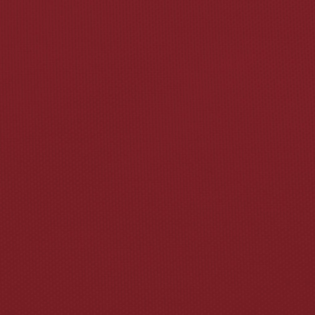 Sunshade Sail Oxford Fabric Triangular 3x4x4 m Red