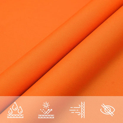 Sunshade Sail Oxford Fabric Rectangular 2x2.5 m Orange