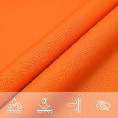 Sunshade Sail Oxford Fabric Triangular 4x4x5.8 m Orange