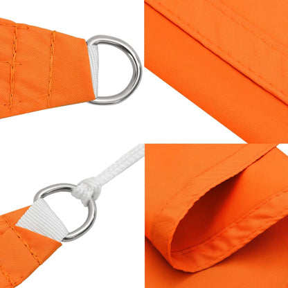 Sunshade Sail Oxford Fabric Triangular 6x6x6 m Orange