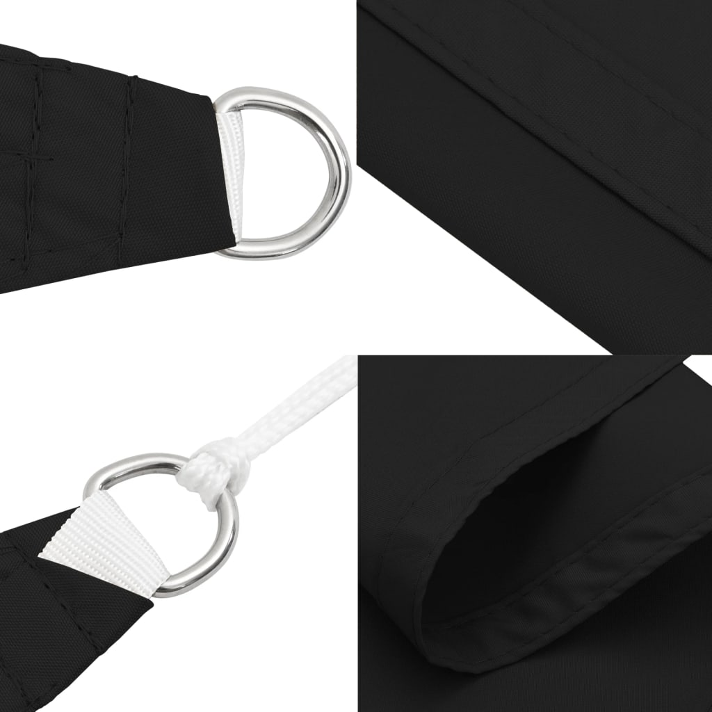 Sunshade Sail Oxford Fabric Square 2.5x2.5 m Black