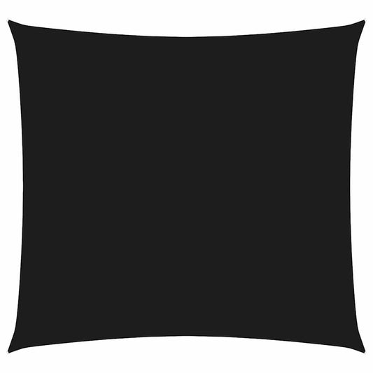 Sunshade Sail Oxford Fabric Square 5x5 m Black