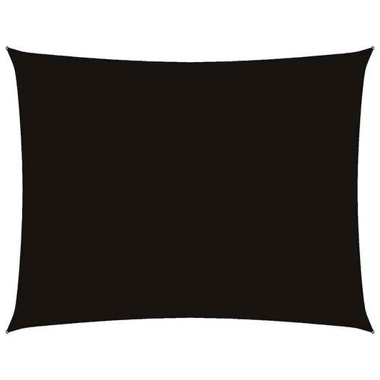 Sunshade Sail Oxford Fabric Rectangular 2x3.5 m Black