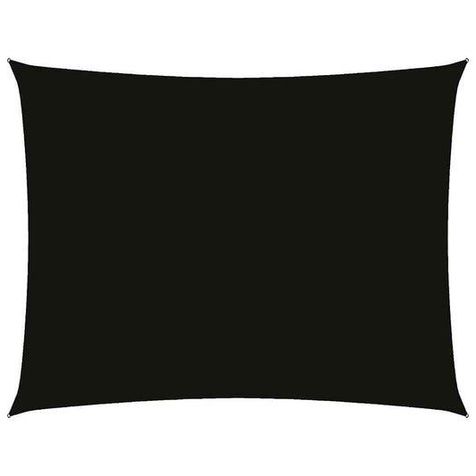 Sunshade Sail Oxford Fabric Rectangular 3x4 m Black